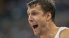 eský basketbalista Jan Veselý se nestaí divit.