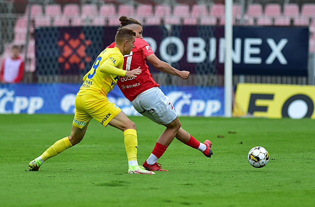 Brno - Teplice 2:2, přestřelka, hosté ztratili vedení, pak dotahovali