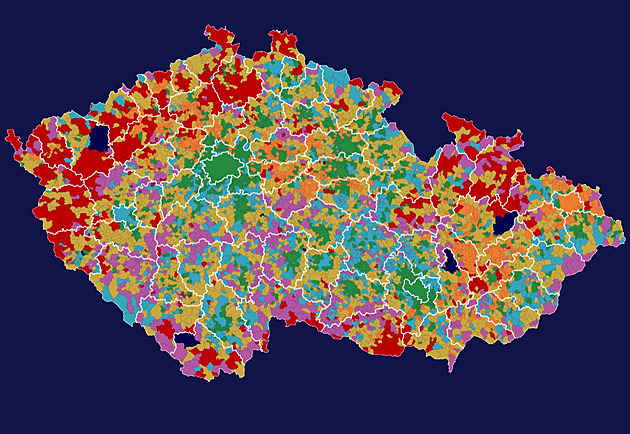 Je úspěšná, nebo ne? Podívejte se na mapě, jak je na tom vaše obec