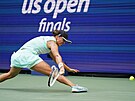 Iga wiateková bhem finále US Open.