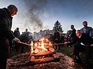 Tradiní vzpomínková akce "Masarykova vatra" pi píleitosti výroí 85. úmrtí...