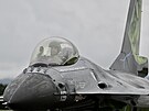 Letoun F-16 pojmenovaný Dream Viper na Dnech NATO v Ostrav