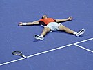 Carlos Alcaraz po vítzství na US Open.
