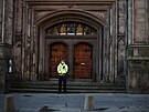 Katedrálu svatého Jiljí v Edinburghu, kde bude rakev královny Albty II....