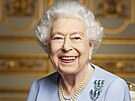 Královna Albta II. na snímku z kvtna 2022 poízeném na hrad Windsor