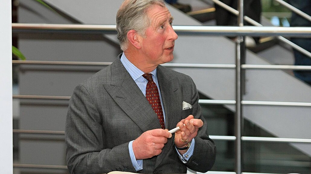 Princ Charles v kampusu brn�nské Masarykovy univerzity