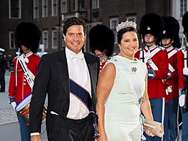 Carlos Morales Quintana a ecká a dánská princezna Alexia na oslavách výroí 50...