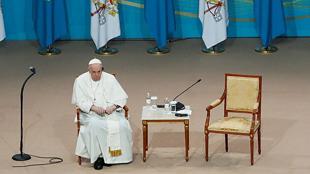 Pape Frantiek na nvtv Kazachstnu (13. z 2022)