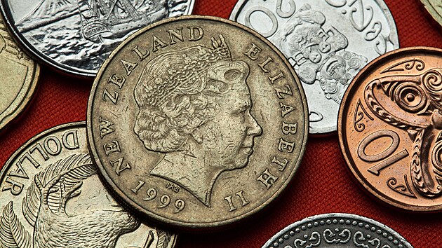 Novozlandsk mince s vyobrazenm Albty II. 
