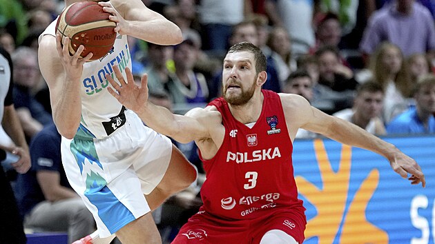 Michal Sokolowki ve tvrtfinle EuroBasketu.