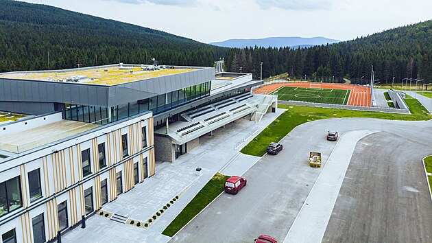 Moderní Centrum sportu v polských Jakuszycích.
