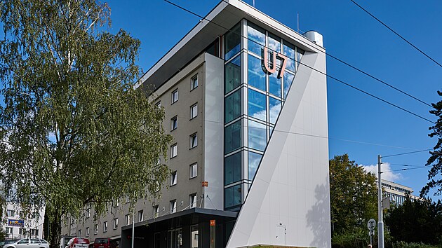 Budova vysokoškolských kolejí U7 ve Zlíně je po celkové rekosntrukci (září 2022)