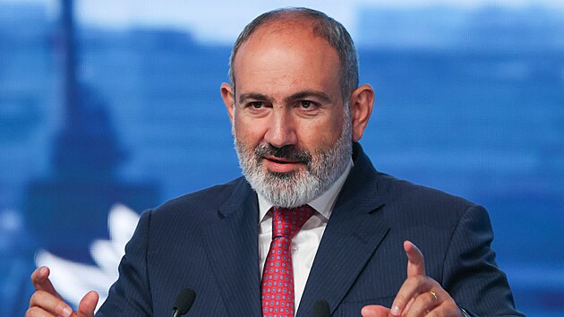 Arménský premiér Nikol Pašinjan (7. září 2022)