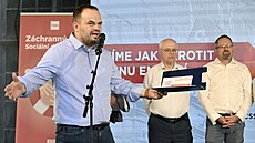 Předseda ČSSD Michal Šmarda a kandidáti do Senátu na zahájení akční části... | na serveru Lidovky.cz | aktuální zprávy
