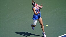 Lucie Havlíčková ve finále juniorského US Open.