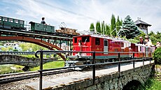Železniční park Swiss Vapeur Parc v Le Bouveret