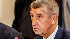 Soud s Andrejem Babiem v kauze apí hnízdo. (12. záí 2022)