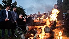 Tradiní vzpomínková akce "Masarykova vatra" pi píleitosti výroí 85. úmrtí...