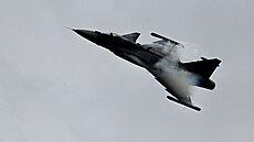 Nová generace letounu Gripen s oznaením E na Dnech NATO Ostrav