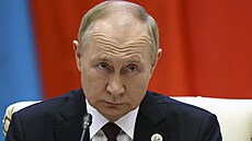 Ruský prezident Vladimir Putin na summitu Šanghajské organizace v uzbeckém...