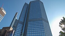 Budova Evropské centrální banky ve Frankfurtu nad Mohanem (12. ledna 2003)
