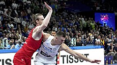 Olek Balcerowski ve tvrtfinále EuroBasketu.