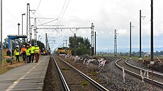 V míst pvodní elezniní zastávky Svitavy - Lanov zaínají pípravné práce...