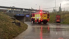 Zaplavený podchod ve Vr�ovicích