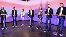 Hosty primátorské superdebaty jsou Tomá Skika (uskupení SPD, Trikolory a...