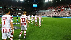 Fotbalisté Kölnu nastupují k utkání Konferenní ligy proti Slovácku.
