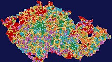 Interaktivní mapa eských obcí