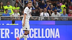 David Zima v dresu AC Turín v zápase s Interem Milán.