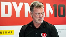 Hlavní trenér Radim Rulík na tiskové konferenci hokejového klubu Dynamo...