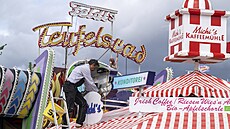 P�ípravy na Oktoberfest 2022 vrcholí. (16. zá�í 2022)