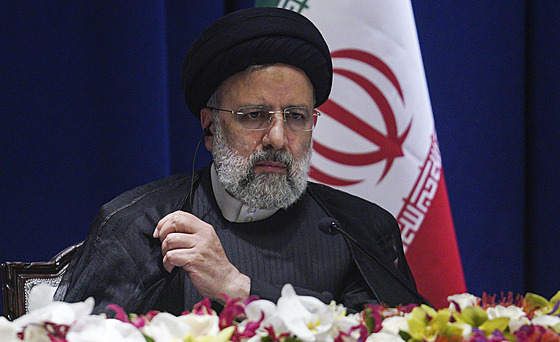 Íránský prezident Ebráhím Raísí v New Yorku, kam vyrazil na Valné shromádní...