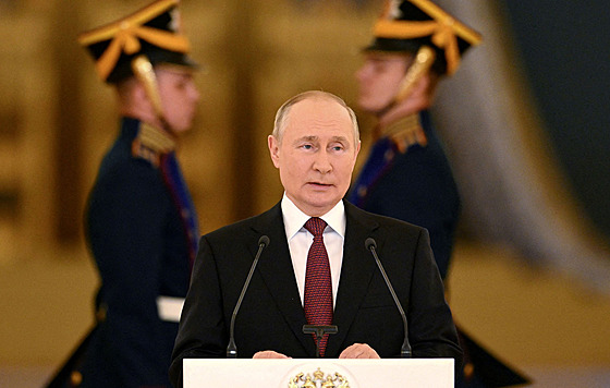 Ruský prezident Vladimir Putin na snímku z 20. záí 2022