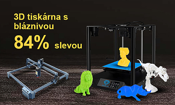 Kouzlete s vlastní 3D tiskárnou. Nyní ji pořídíte s úžasnou 84% slevou