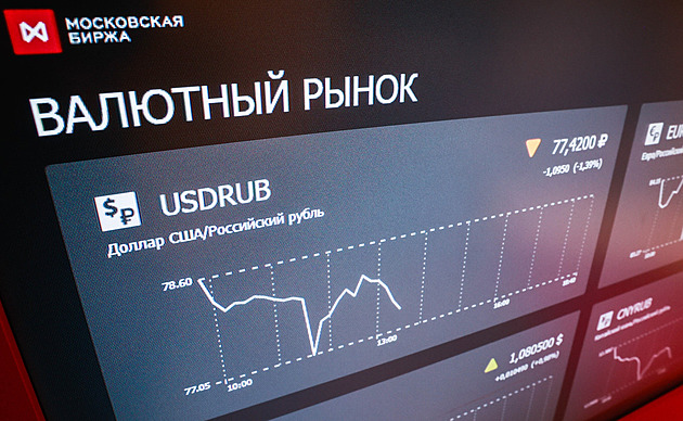 Ruské akcie jsou nejníže od startu invaze, evropské spadly na týdenní minimum