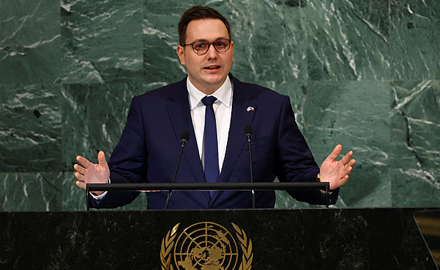 Nevyprovokovaná, nezákonná, řekl o ruské invazi Lipavský v OSN