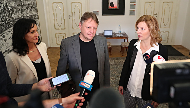 Na brnnském magistrátu se v pondlí konalo povolební vyjednávání ODS s hnutím...