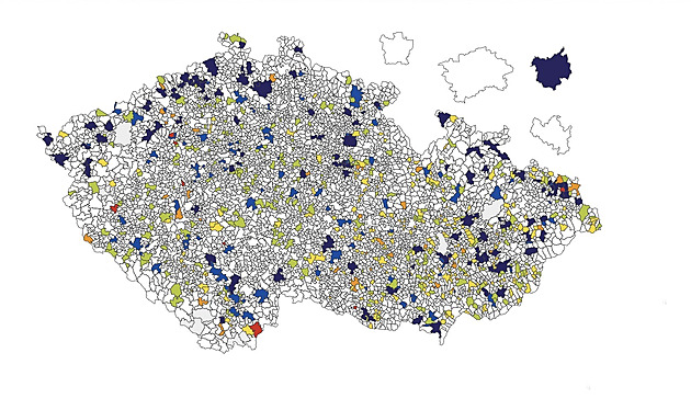 Unikátní mapa iDNES.cz. Podívejte se, jak dopadly volby ve vaší obci i okolí