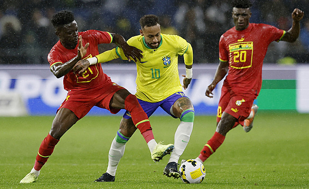 Fotbalisté Brazílie porazili v přípravě Ghanu, dvakrát se trefil Richarlison