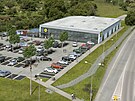 Budouc� podoba nov� prodejny Lidl v Ti�nov� na Brn�nsku.