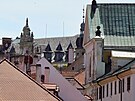 Dominiknsk klter napojen na kostel sv.Vclava v horn sti Kamenn ulic v...