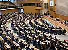 Sch�ze �védského parlamementu (27. zá�í 2022)