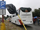 Litovelsk� autobusov� n�dra�� nenab�zelo cestuj�c�m ani to nejz�kladn�j��, tedy...