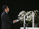 Japonský premiér Fumio Kiida vyjaduje upímnou soustrast na státním pohbu...