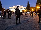 Policie na protestu proti ástené mobilizaci v ruském Novosibirsku. (21. záí...