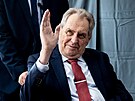 Prezident Milo Zeman v letoních komunálních volbách odvolil v Lánech. (23....