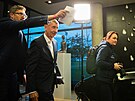 Andrej Babi ve volebním tábu hnutí ANO